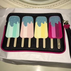 Betsey Johnson wristlet.